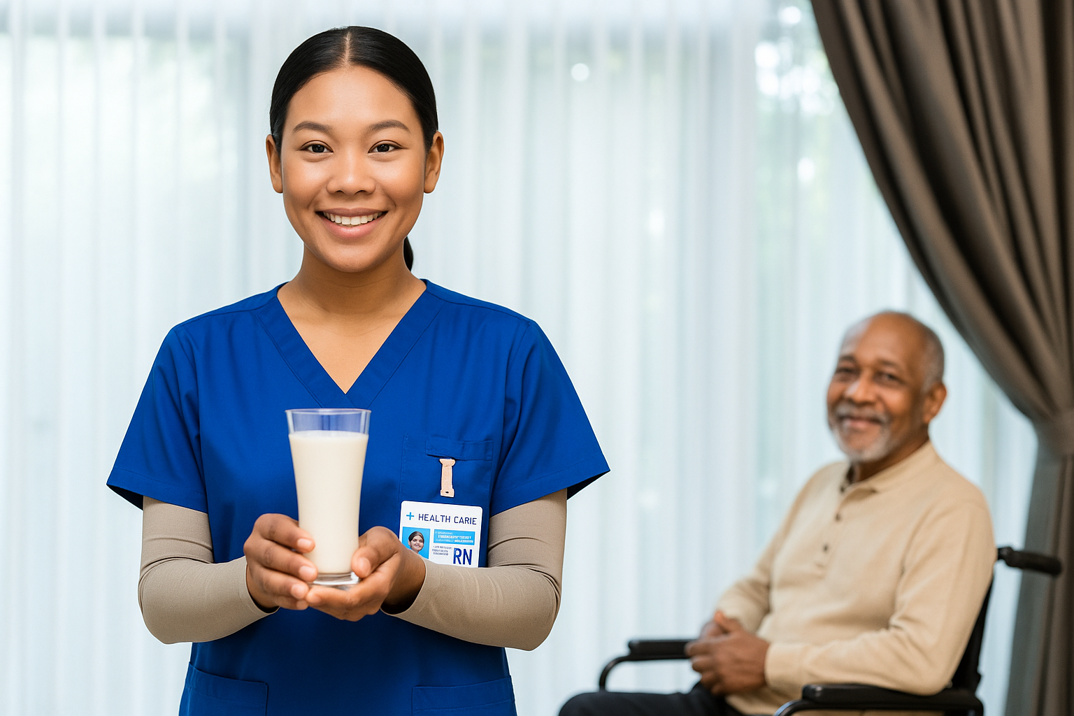 Professional caregiver providing personal care assistance in Oakbrook Terrace, IL home